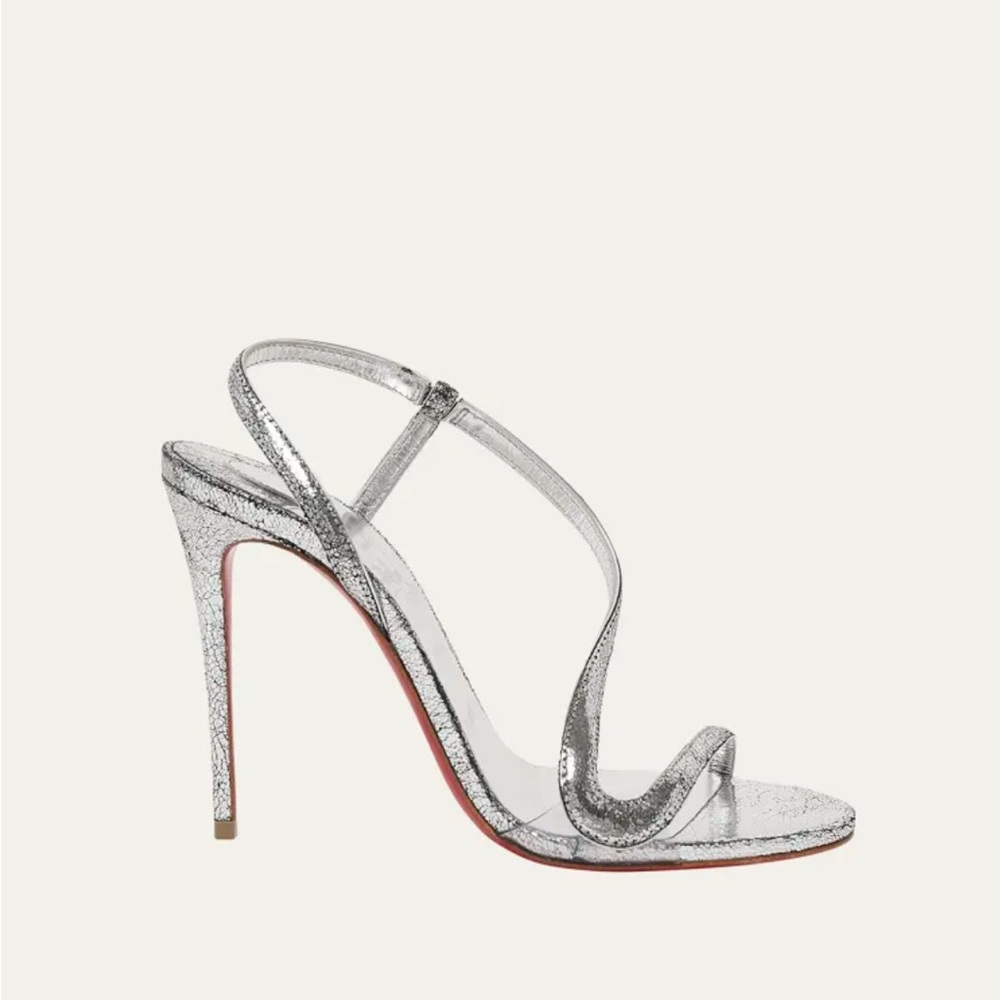 Christian Louboutin Rosalie 100 Leather Sandals - Picture 2 of 10